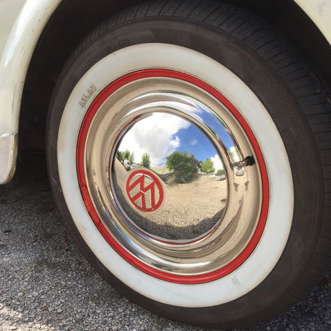 VW Trim Rings 15" Beauty Rings Stainless Steel VW Beetle Baywindow Split AAC099 - Picture 1 of 12