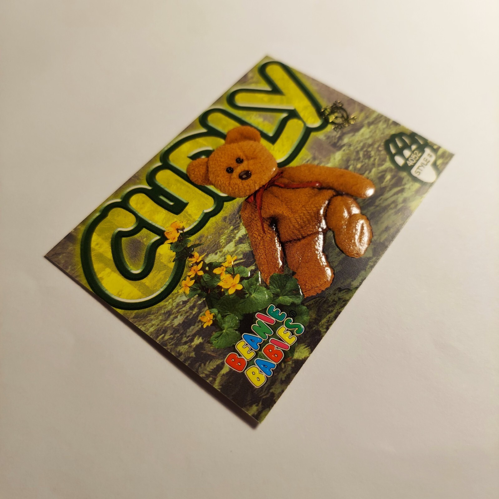 Ty Beanie Babies Curly Artist's Proof Trading Card 2nd Edition Series III 1999 - Picture 4 of 4