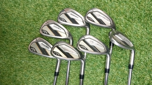 Ensemble De Fers Callaway PARADYM 5-PW, AW, GW - Manche Elevate 95 Regular Flex +1/4, Excellent état