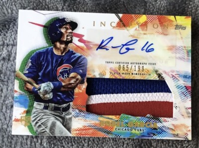 2020 Topps Inception /199 Robel Garcia #IAP-RG RPA Rookie Patch Auto RC