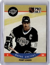 1990-91 Pro Set Hockey Card Wayne Gretzky A Los Angeles Kings #394