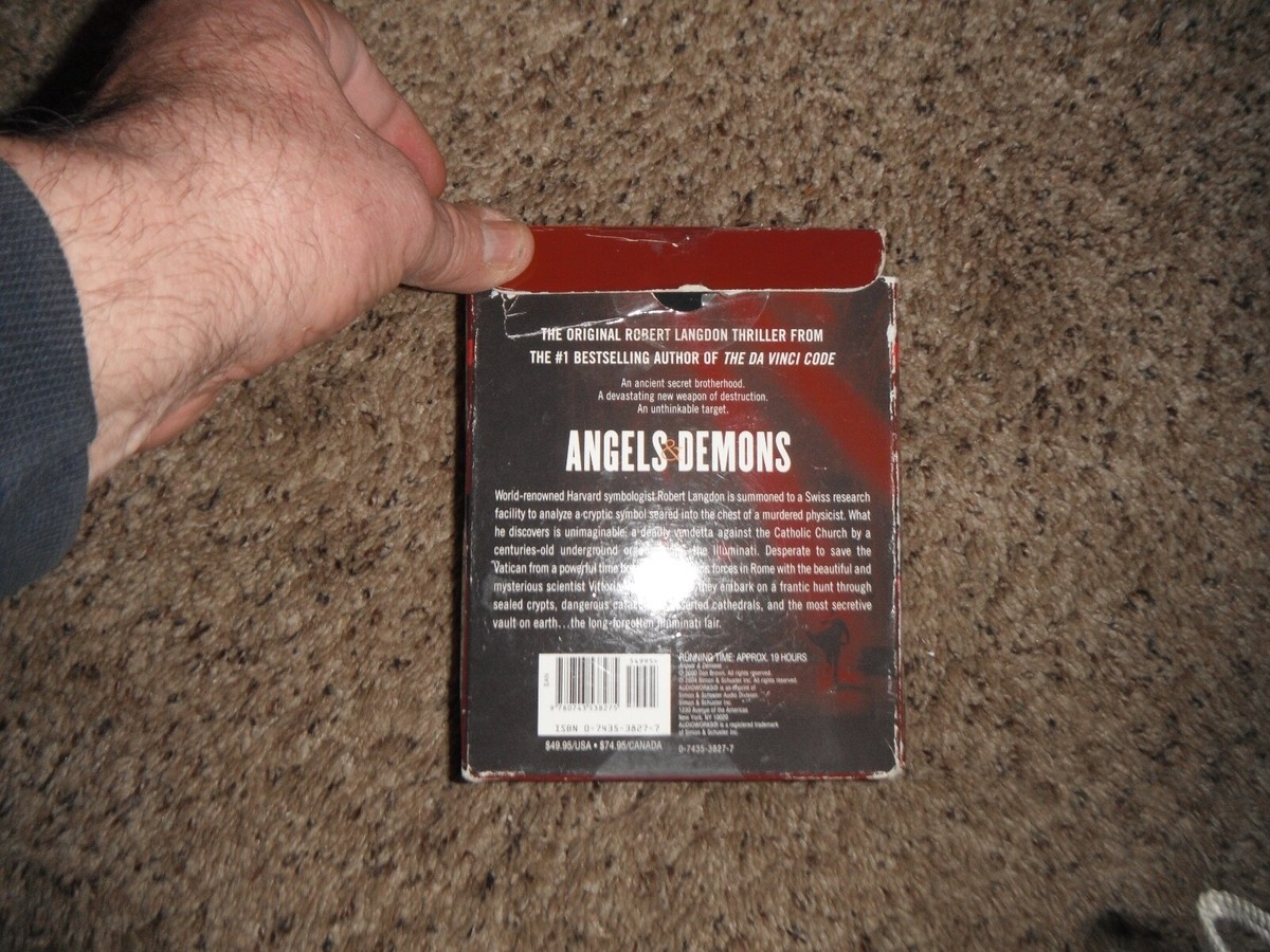 Angels and Demons by Dan Brown (DaVinci Code author) 15 CD