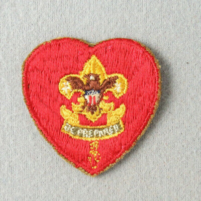 1946-1954 Life Scout Square Rank Patch Khaki Variety Cut Down Type 7E [MA276]