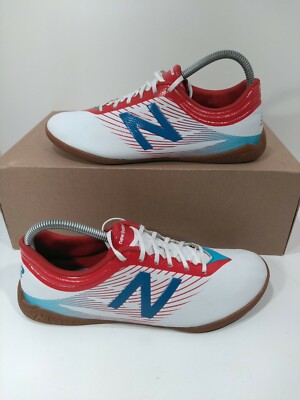 New Balance Furon V2 Dispatch Men 8 FG Football Soccer Cleats Boots White Laser.