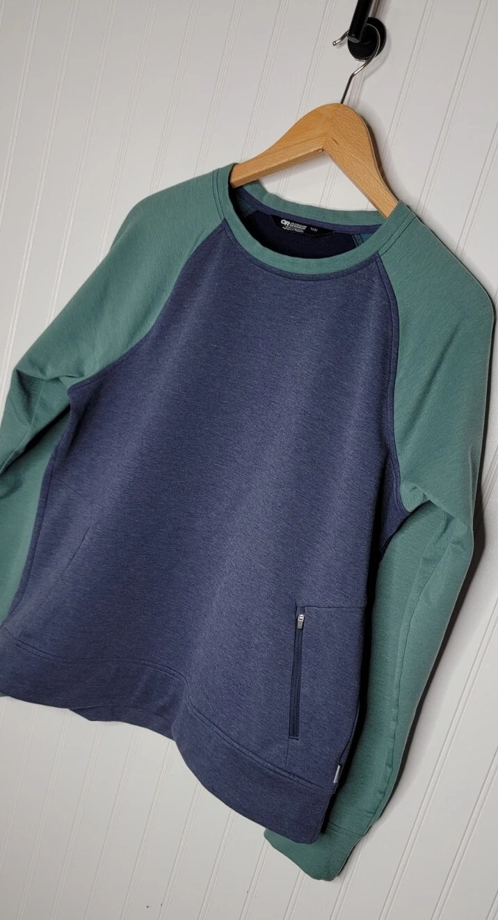 outdoor-research emersion fleece pullover crew sweatshirt