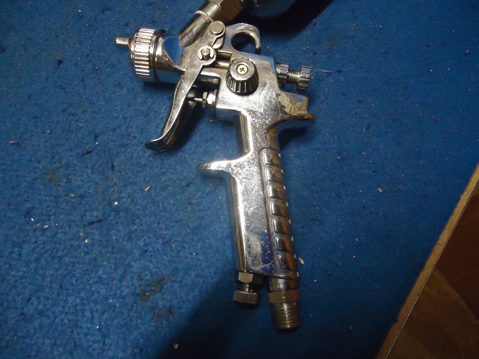 HVLP Gravity Feed Air Spray Paint Touch Up Gun Aluminum Cup eBay