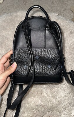 MCMリュック黒ミニ MCM WOMEN'S MINI BACKPACK BLACK VISETOS | eBay