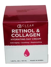 CLEAR BEAUTY Retinol & Collagen Depuffing Eye Cream 1.01 fl oz New