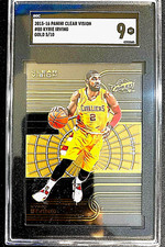 2015-16 Panini Clear Vision Gold Kyrie Irving Cavaliers SSP /10 SGC 9 MINT G627