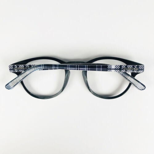 IN STYLE eyeglasses PURPLE KEYHOLE ROUND glasses frame MOD: RUBBED AWAY - Picture 8 of 12