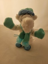 WALT DISNEY WORLD TIGGER WINTER FUN BEAN BAG PLUSH SNOWMAN 8"