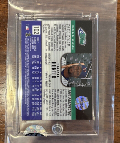 2002 eTopps 8 Card Lot Sealed Catalanotto Glavine Zito Mulder Hunter Manny x2 - Picture 18 of 18