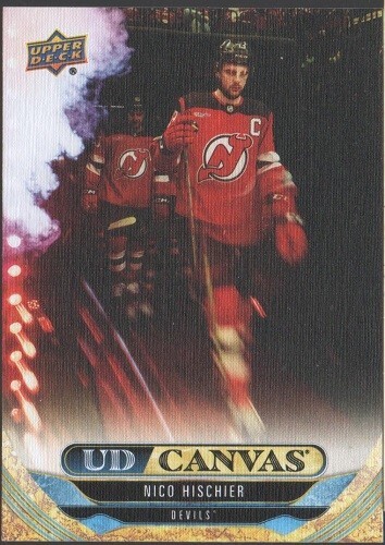 2024-25 Upper Deck Serie 2 "UD Canvas" Nico Hischier #C159