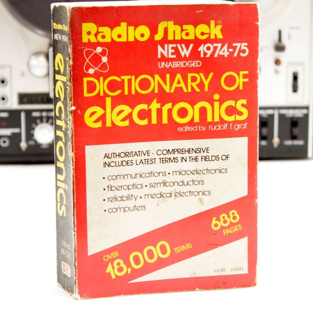 19741975 Radio Shack Dictionary of Electronics 688 pages Cat 681030 C50 eBay