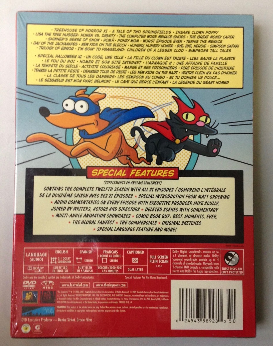 (未使用･未開封品)　ザ・シンプソンズ シーズン12 DVDコレクターズBOX tu1jdyt Amazon.co.jp: ザ・シンプソンズ シーズン12 DVDコレクターズBOX