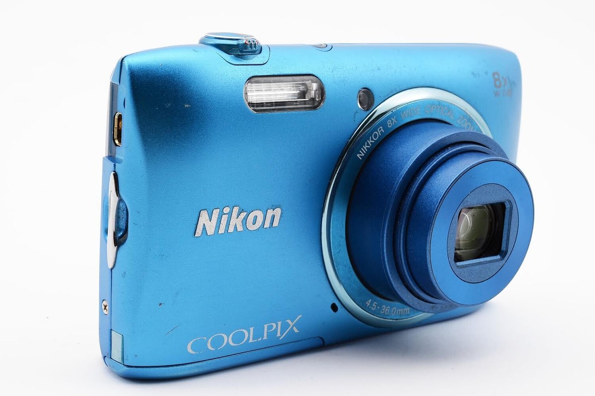 Nikon COOLPIX S3600 BLUE ブルー ニコン クールピクス Nikon Cool pix Cool pix S3600 Blue | eBay