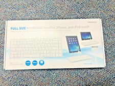 Macally iKey30 30-Pin Wired Keyboard for iPad iPhone iPod Touch - New Open Box