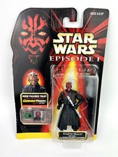 Vintage Star Wars Darth Maul Episode I Commtech Jedi Duel Figure - Hasbro 1998