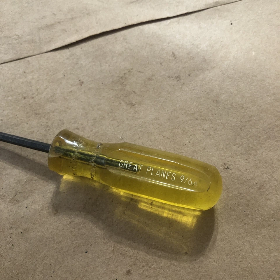 Great Planes Rc Ball End Hex Driver Screwdriver Long Old Style 9/64” See Photo 2 - Image 2 of 4