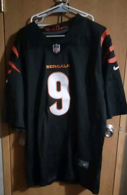 Nike Cincinnati Bengals Joe Burrow Men's Game Jersey - Black, Size XL