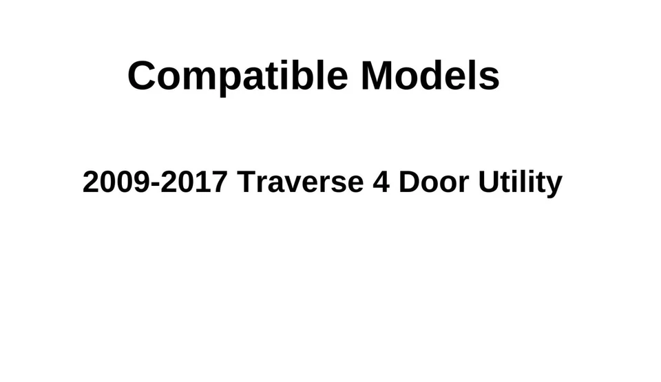 Fits 2009-2017 Chevrolet Traverse Passenger Side Right Rear Door Window Glass Foto 3 de 4