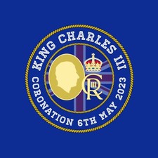 2 X KING CHARLES III CORONATION 32mm 6 may 2023