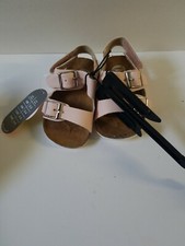 Wonder Nation Infant Girls Pink Sandals Sz 2 NEW w/Tags