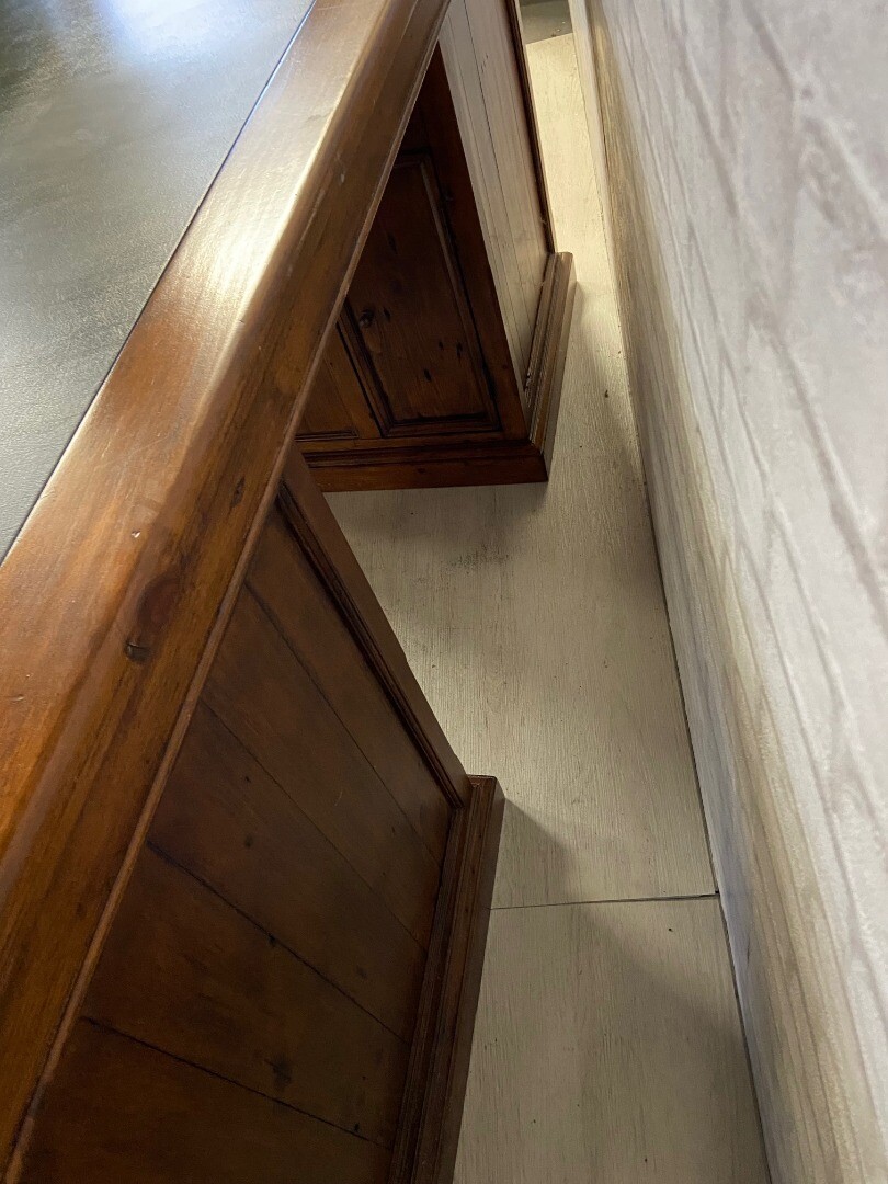 Barker & Stonehouse Villiers Reclaimed Wood Double Pedestal Desk CS