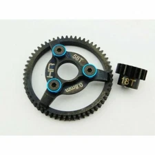 HOT RACING STE258 Traxxas Slash Rustler 18T 58T 32P Steel Pinion Spur Gear Set