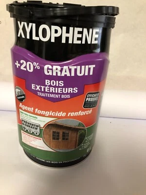 Xylophene traitement bois pour les Bois extérieurs agent fongicide renforcé 6L