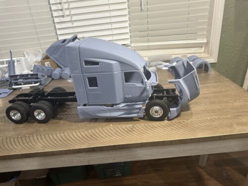 rc tamiya 1/14 truck body parts Kenworth 1:14 T800 W900 T-680 Lesu Lowboy Wedico - Picture 18 of 20