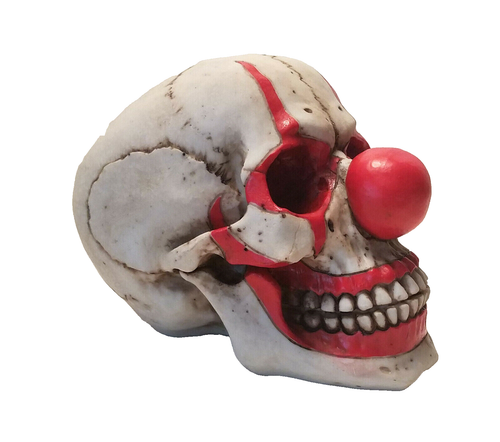 Figura de calavera de payaso estatua esqueleto Halloween - Imagen 2 de 3