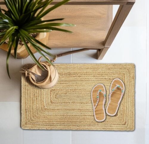 100% natural jute rug for Kitchen Living Room Bedroom Outdoor and Indoor Round - Picture 72 of 79