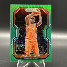 2021 Panini Prizm WNBA #29 Jonquel Jones Green Prizm Parallel NY Liberty