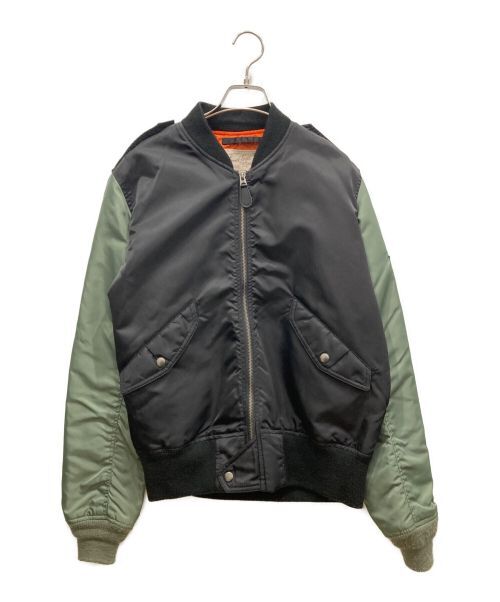 moussy military N2B flight bomber jacket Logo Black Project B-2