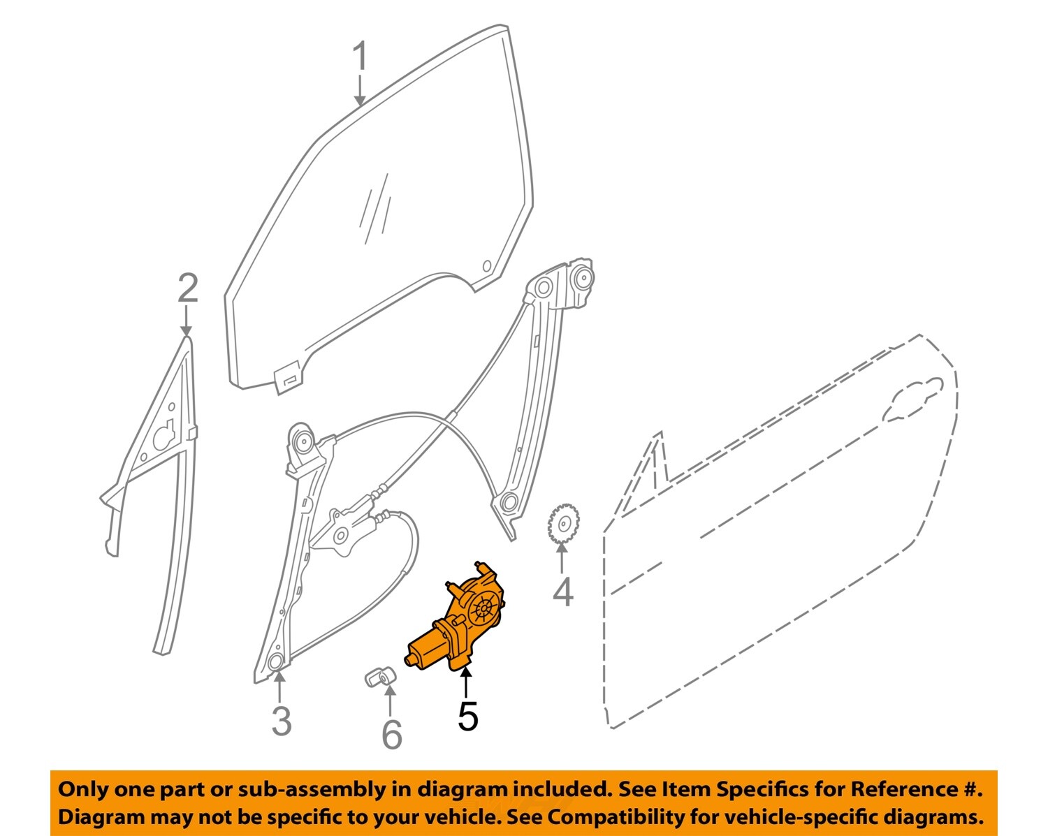 Front Door for BMW 428i ASSY BLK PWR Less Mirror 6d1 Right for 