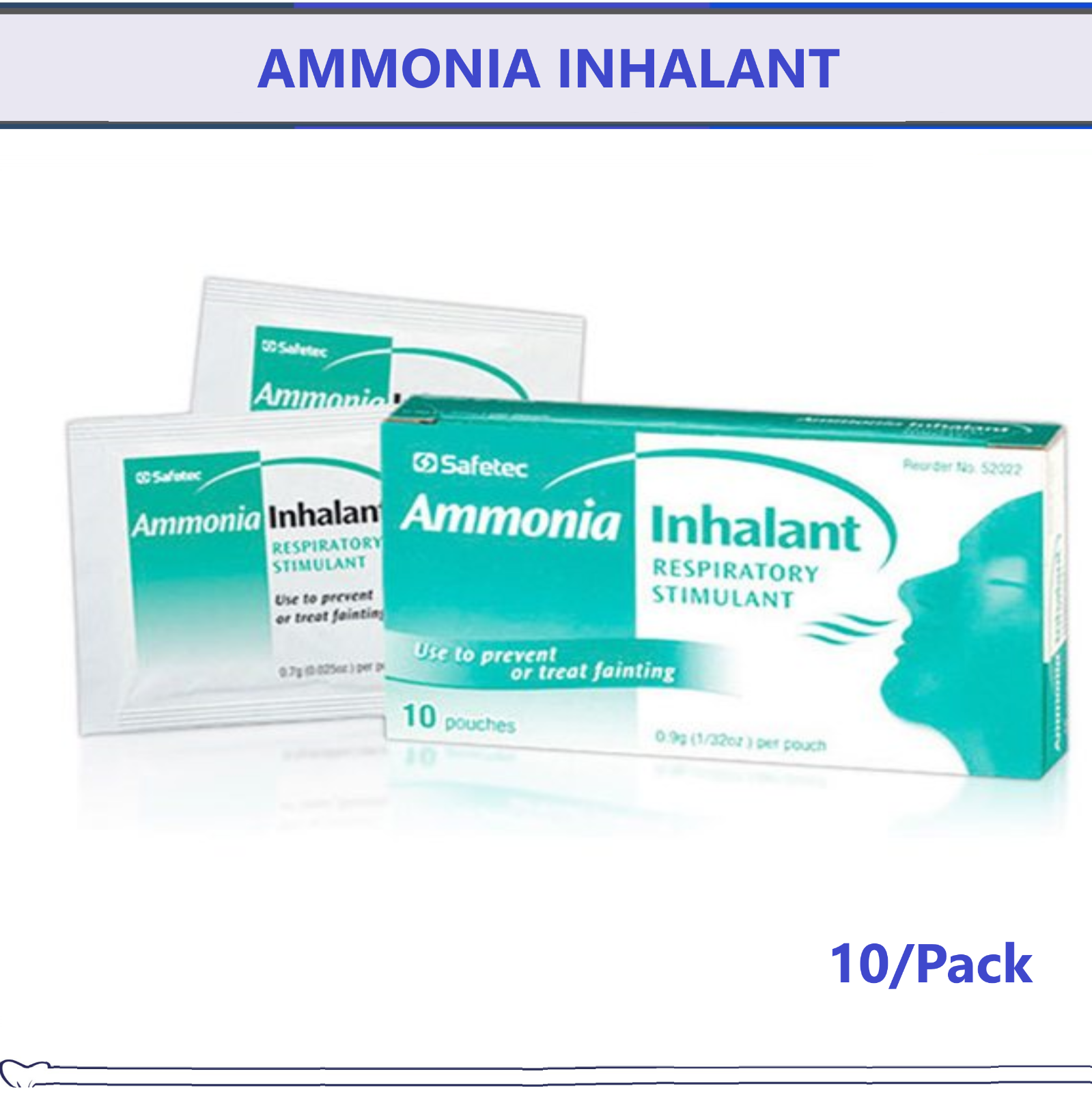 AMMONIA INHALANT AMPULES Smelling Salts for Alert Workout Faints 10Pk Made USA eBay