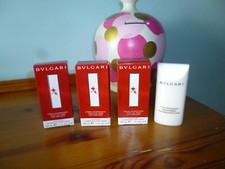 BVLGARI Unscented Nourishing Hand Cream  4 x 30ml All New Unused 3 Boxed