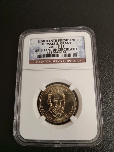 2011-P NGC Brilliant UNC Ulysses S. Grant Presidential Dollar $1 
