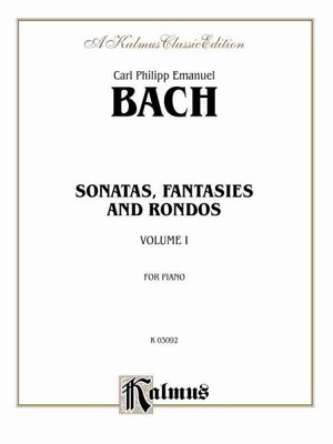 Sonatas, Fantasies and Rondos : For Piano, Paperback by Bach, Carl Philipp Em...