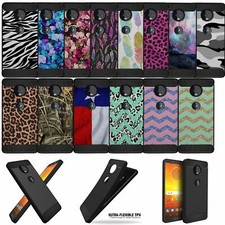 Funda para (Moto E5 Play/E5 Cruise) Negra Flexible Antiarañazos Defensor TPU Cubierta