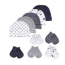 Baby Hat and Mittens Set Newborn Baby Hats Caps for Baby Boys Girls 0-6 Month...