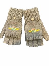 Friends Central Perk Mittens/Gloves, Fingerless, Grey/Gray - NEW, TV Show