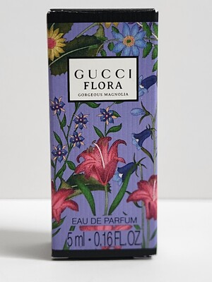 GUCCI FLORA GORGEOUS MAGNOLIA SAMPLE EAU DE PARFUM 5 ML .16 OZ