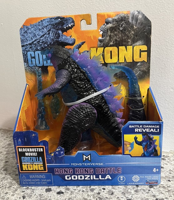 Playmates Godzilla vs Kong Monsterverse Hong Kong Battle Godzilla Action Figure Playmates Godzilla vs Kong Monsterverse Hong Kong Battle Godzilla Action Figure
