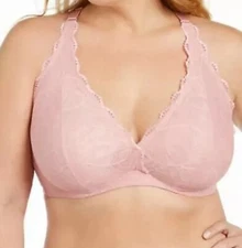 INC Women’s Halter Back Bralette, Fresh Carnation Pink, XLARGE, $32