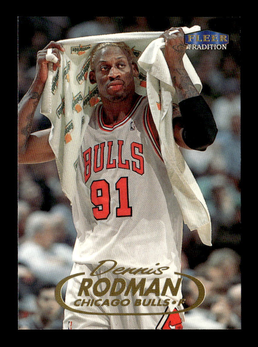1998 Fleer Tradition #91 Dennis Rodman Chicago Bulls NBA