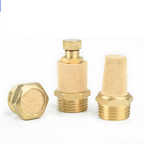 Sintered Brass Pneumatic Air Silencer Muffler M5 1/8 1/4" 3/8" 1/2" 3/4" 1" BSP - Bild 6 von 26