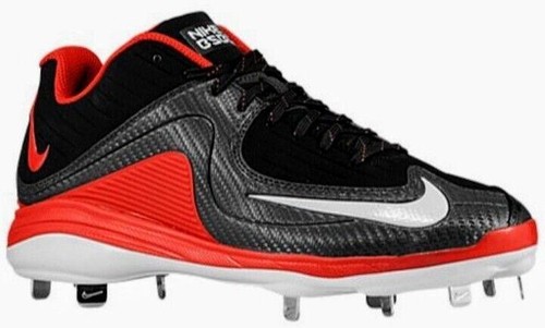 Nike Air MVP Pro Metal 2 Black Baseball Cleats Brand New  display picture 3