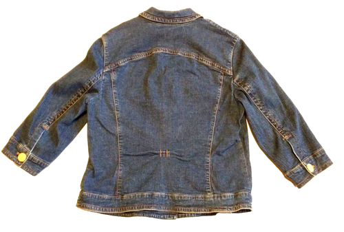 COLDWATER CREEK - Blazer Style Denim Jacket - Women’s Size: P12 - Picture 3 of 4